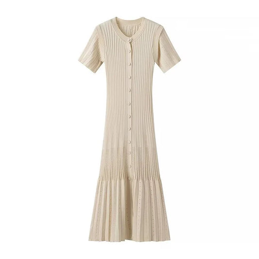 Cirelia Sommerkleid- Bare Beige