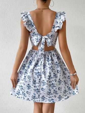 Cirelia - Kurzes Blumenkleid